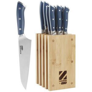 Dash Zakarian 11Pc Knife Block Set, Blue